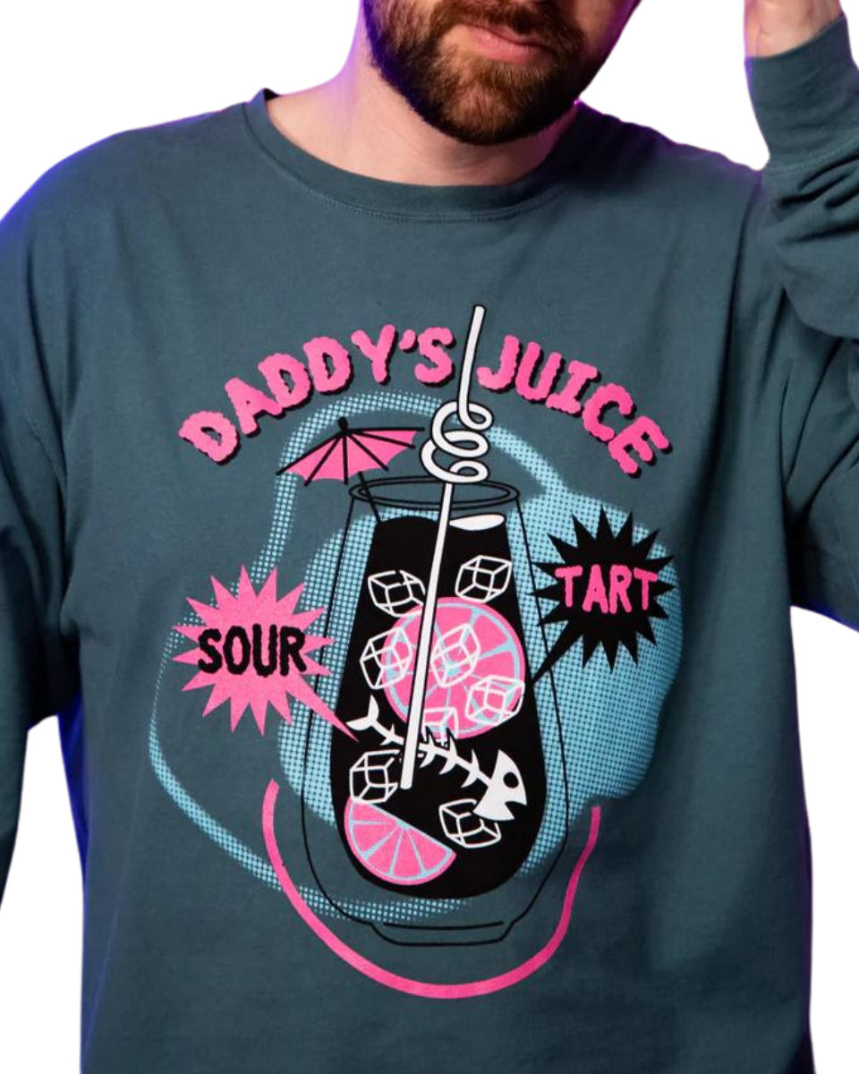 Daddy's Juice Long Sleeve Tee - Cactus