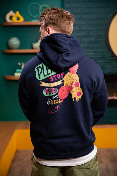 Not A Pizza Place Hoodie - Navy