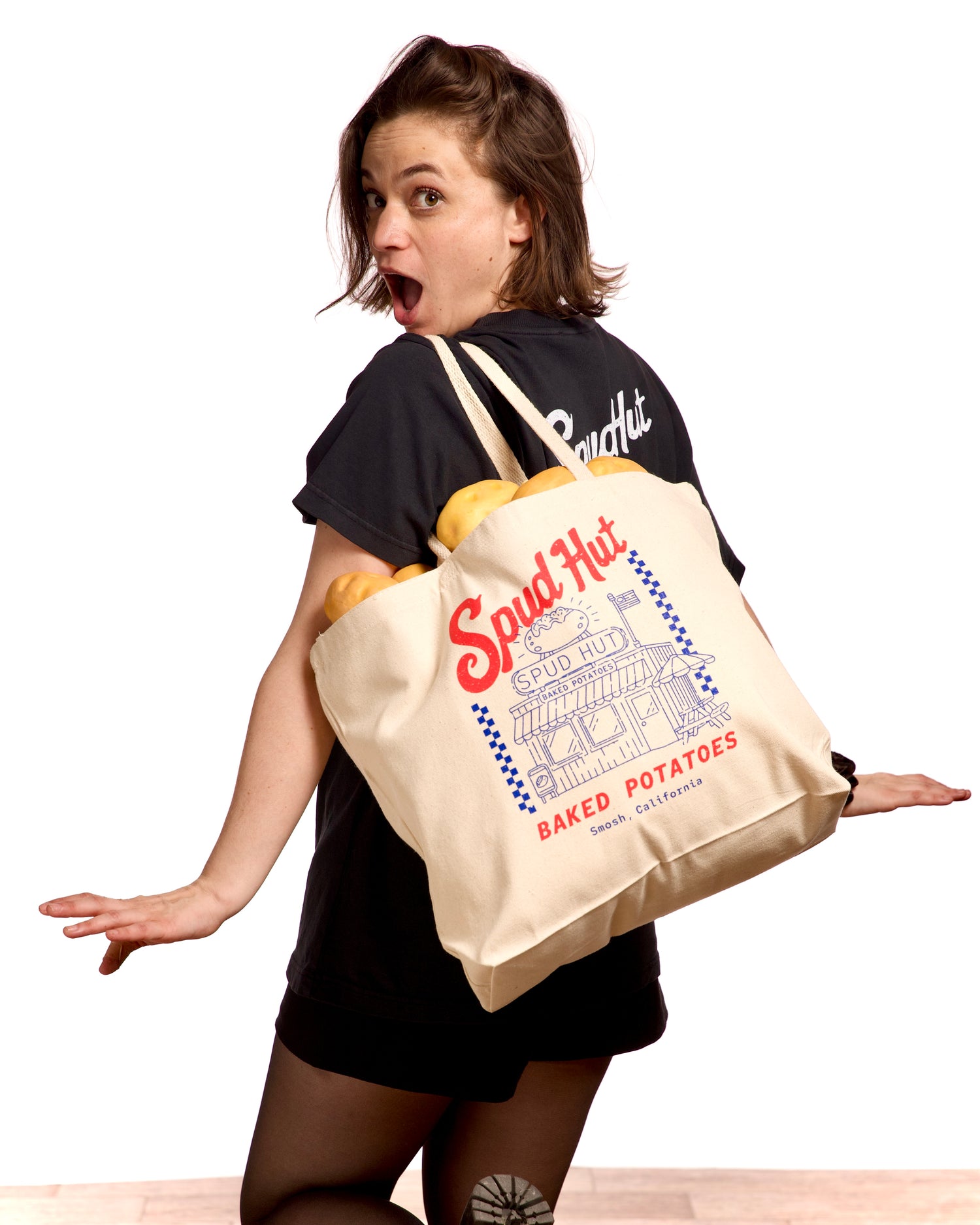 Spud Hut Tote Bag