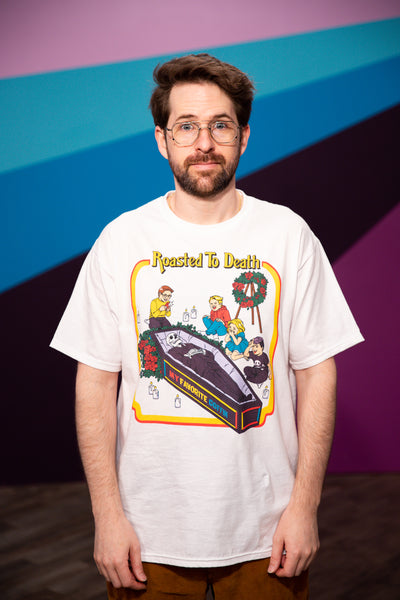 Roasted To Death Tee - White