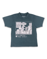 t-shirt with graphic design on a white background