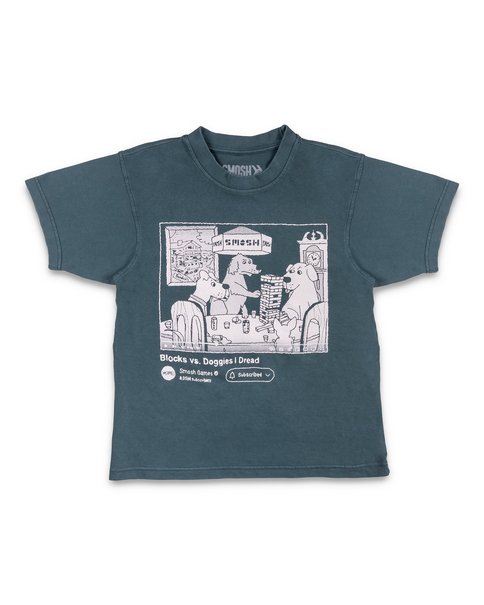 t-shirt with graphic design on a white background