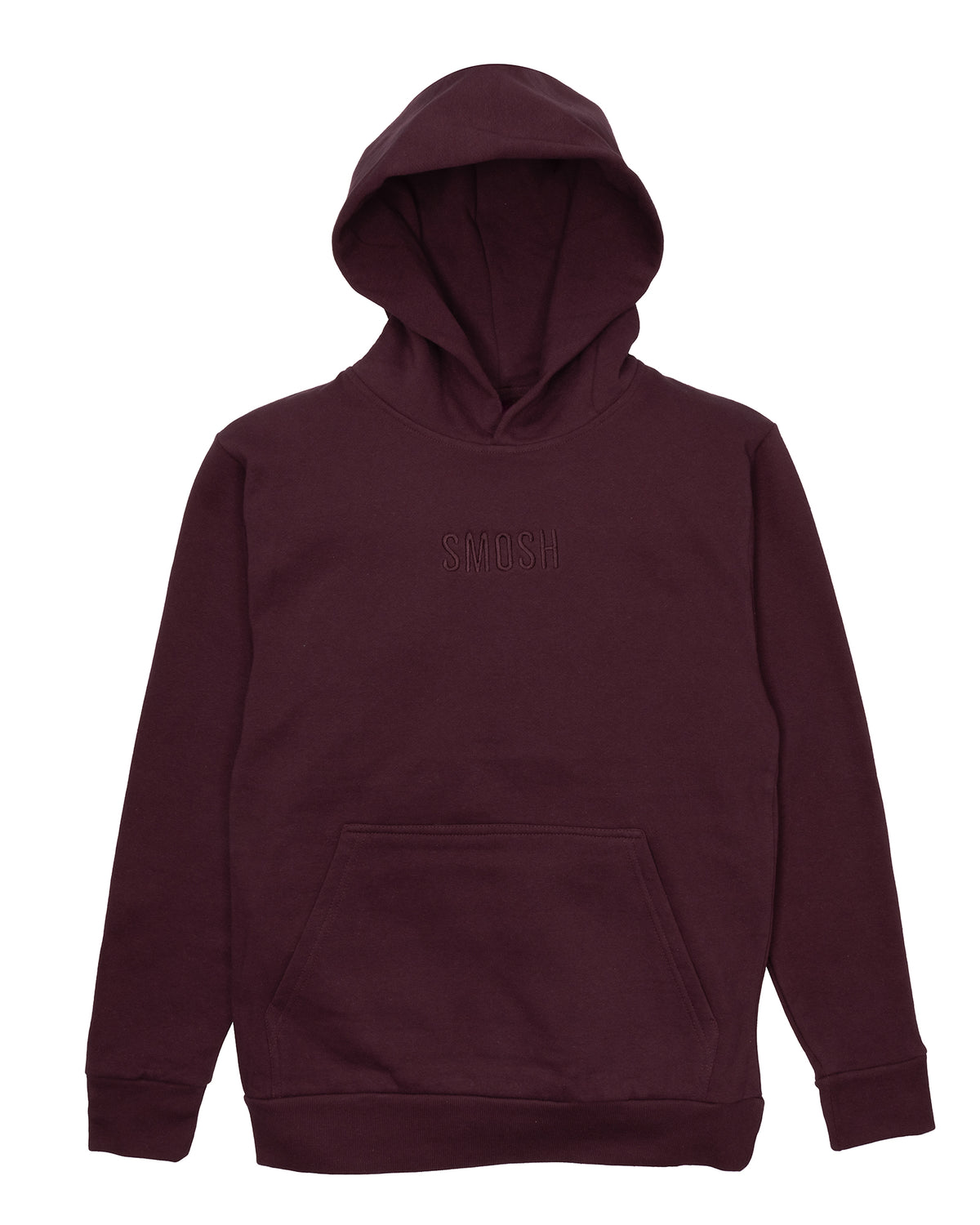 Essentials Embroidered Hoodie - Wine