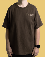 Essentials Embroidered Tee - Chocolate