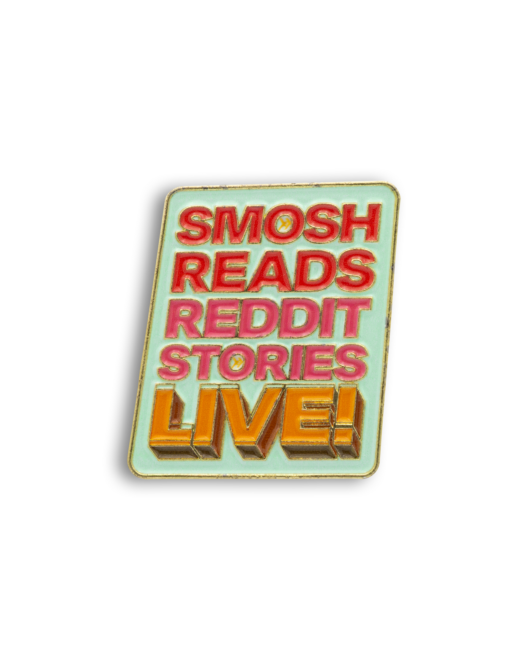 Pin with text 'Smosh Reads Reddit Stories Live!' on a light green background