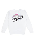 White Smosh Brutal crewneck sweater