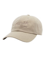 cream colored hat that says smosh est. 2002 side profile