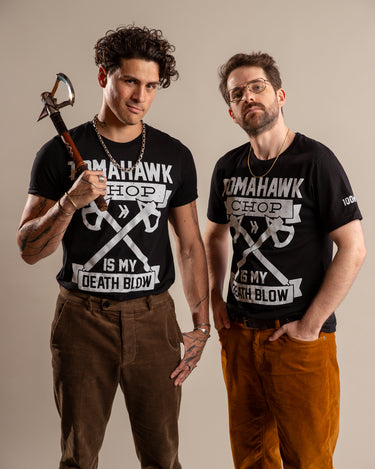 Smosh Anthony Padilla & Ian Hecox with the NEW Tomahawk Chop T-Shirt