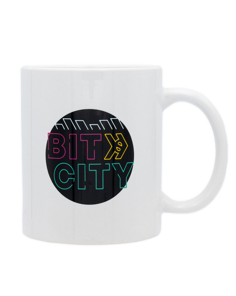 Smosh Bit City Logo Mug White