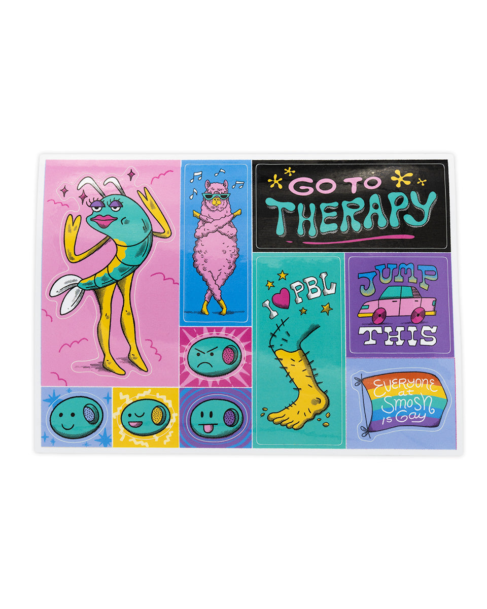 Bit City Sticker Sheet – Smosh Store