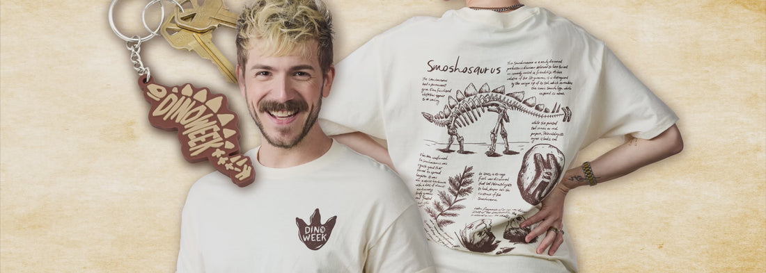 Video of smosh essentials black tee and red hoodie with leaves falling