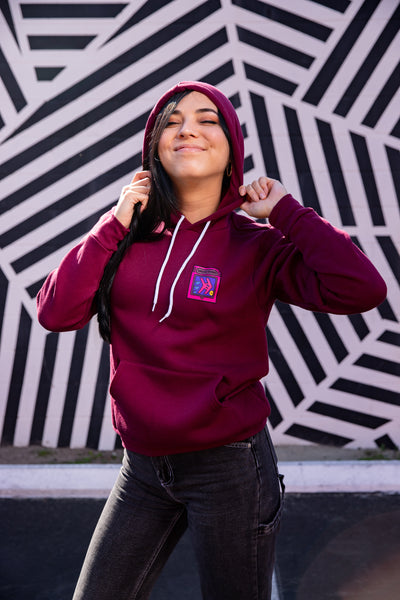 SMOSH X Bandage Brigade Hoodie - Maroon