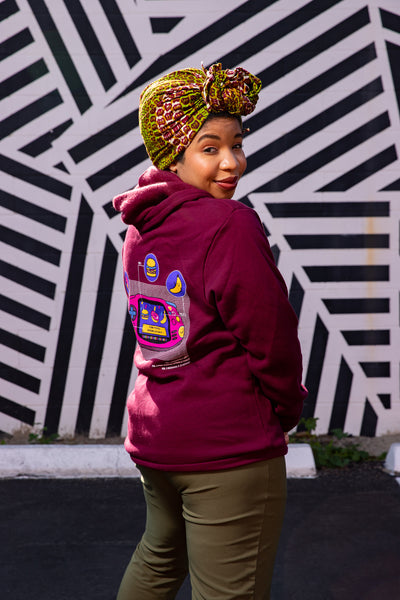 SMOSH X Bandage Brigade Hoodie - Maroon