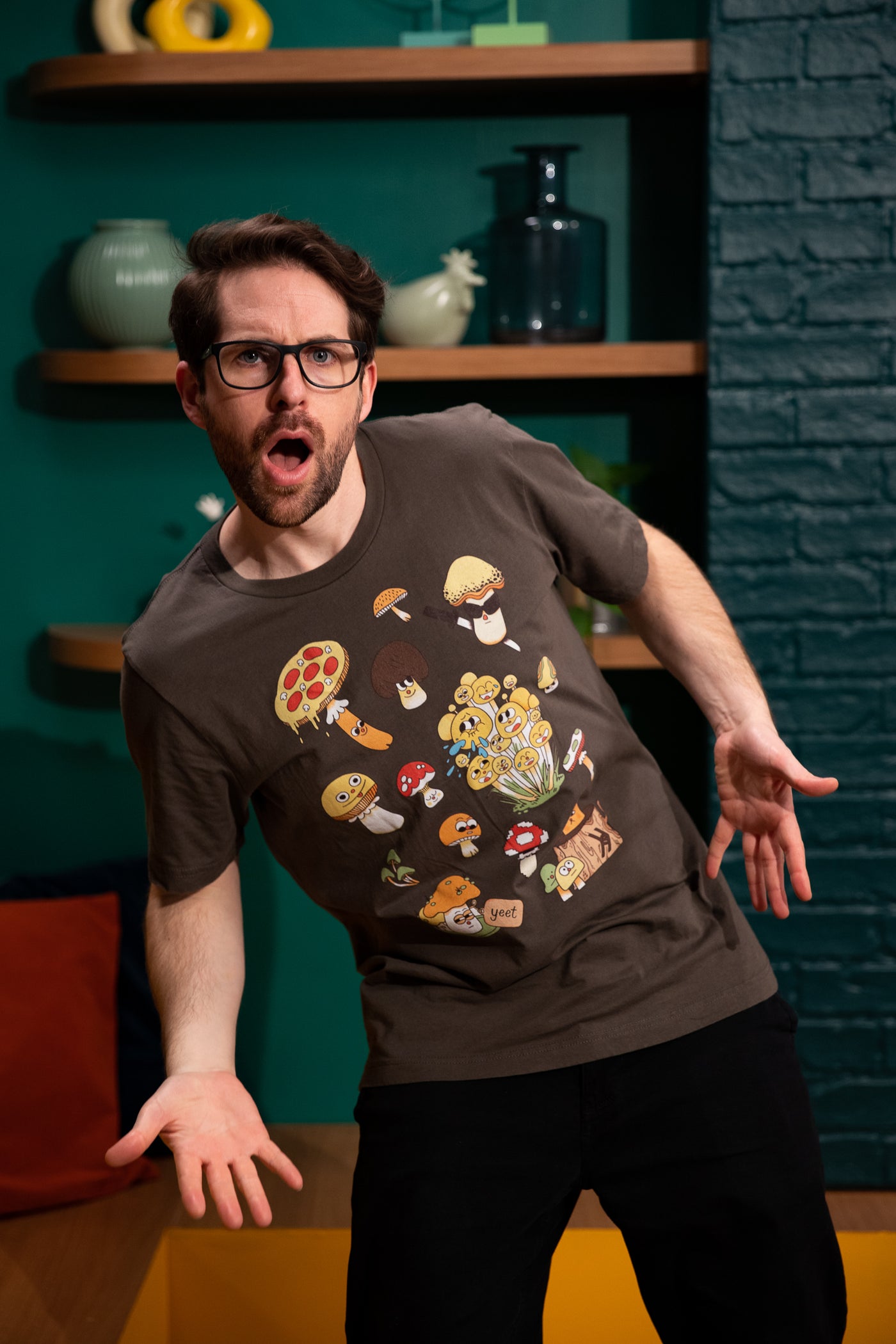Mushroom Tee - Army