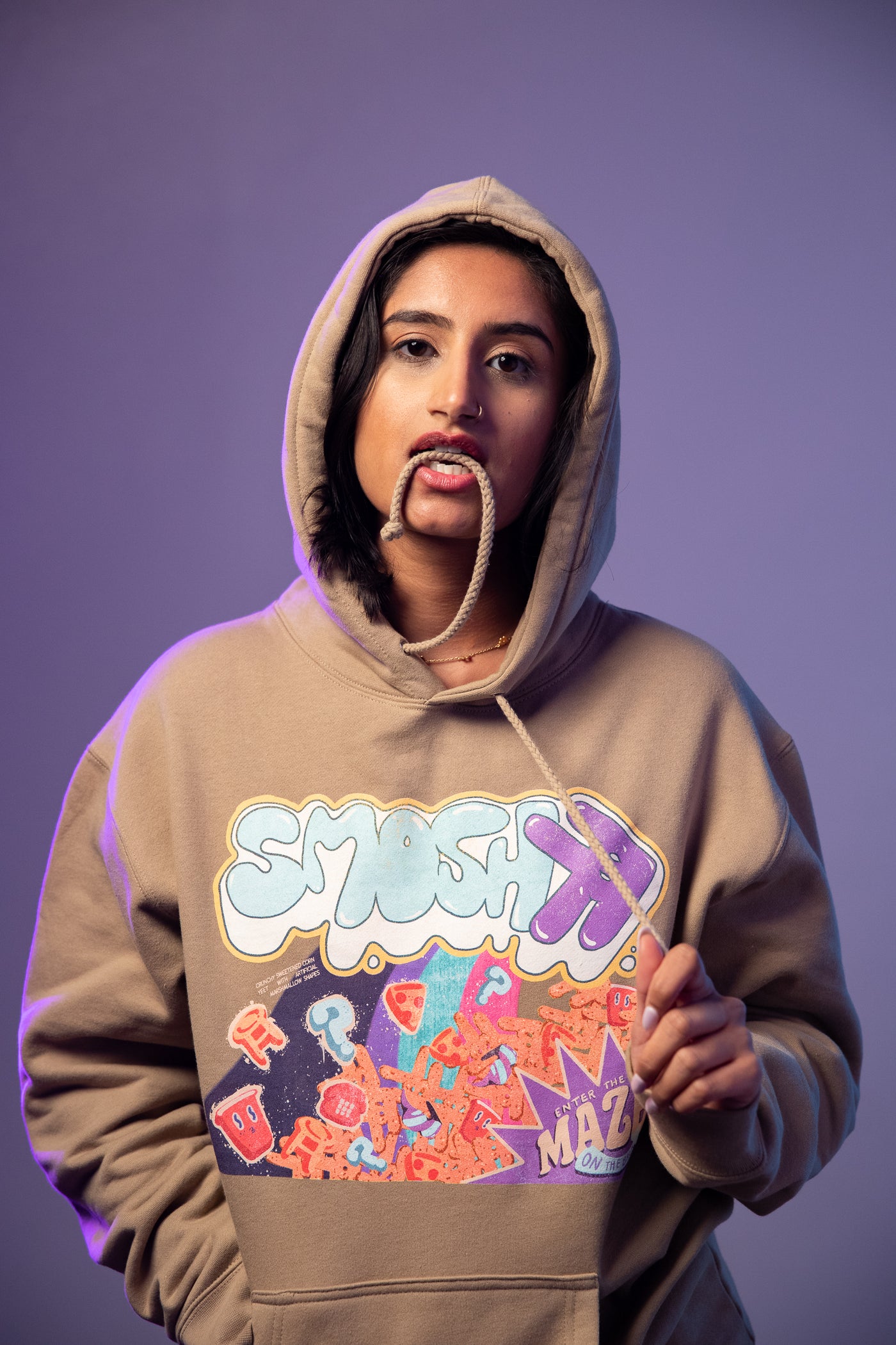 Breakfast Hoodie - Sand