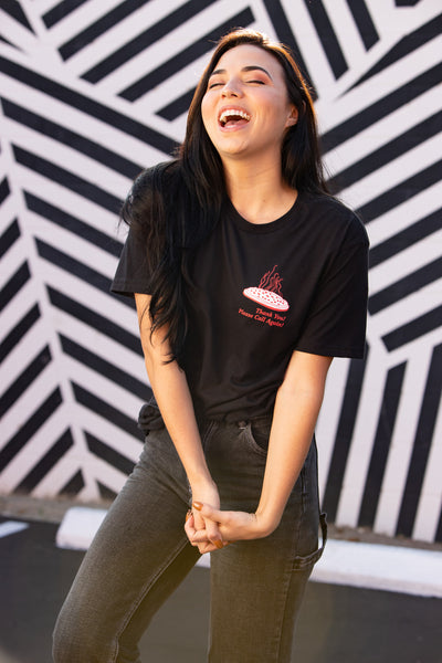 Pizza Place Box Tee - Black