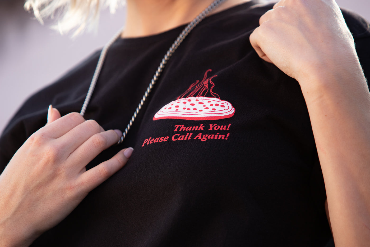 Pizza Place Box Tee - Black