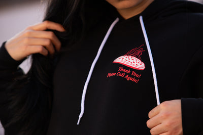 Pizza Place Box Hoodie - Black