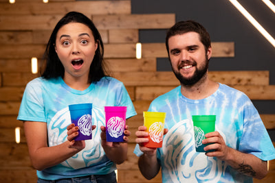 Color Changing Trippy Smile Cups - 4 Pack