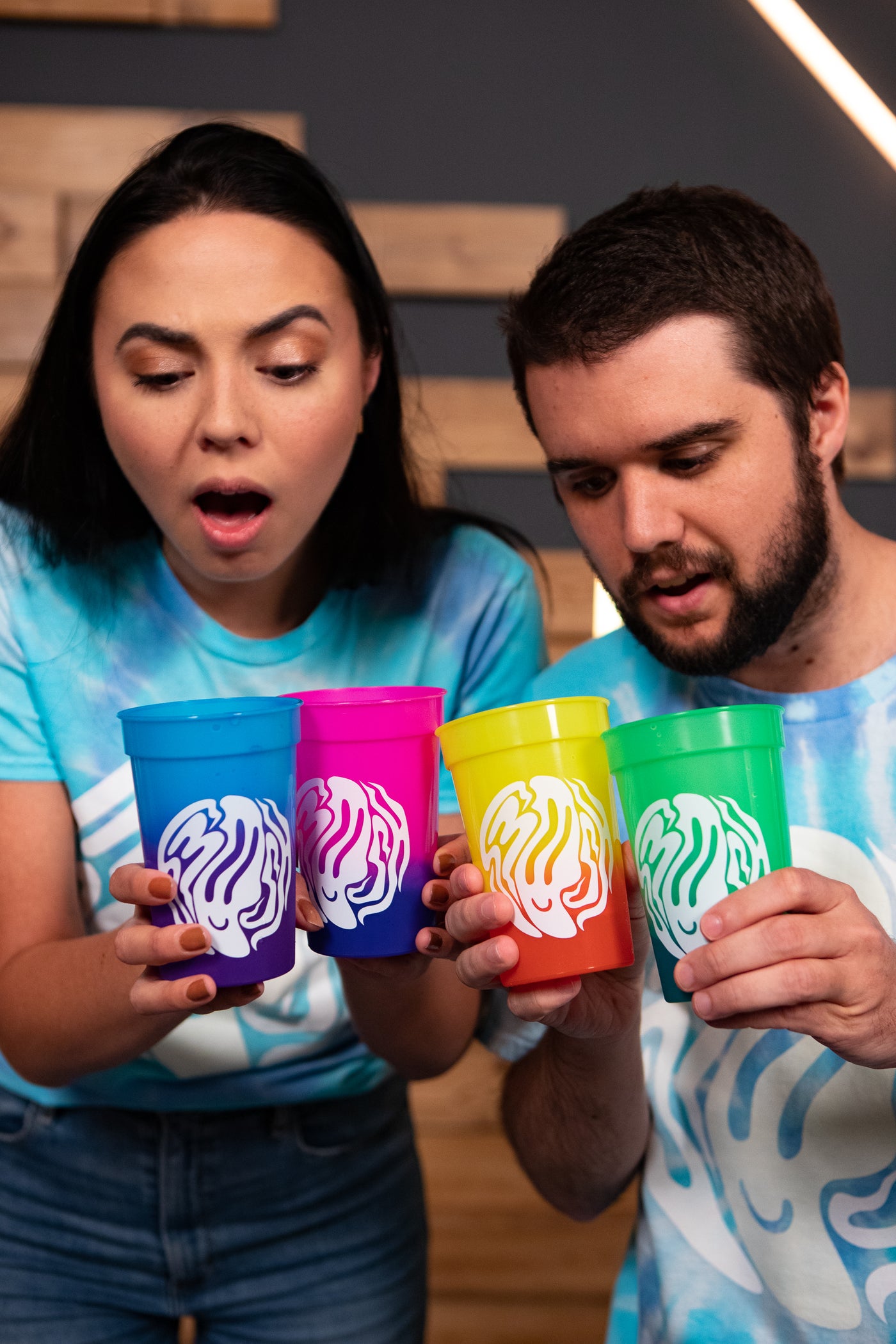 Color Changing Trippy Smile Cups - 4 Pack