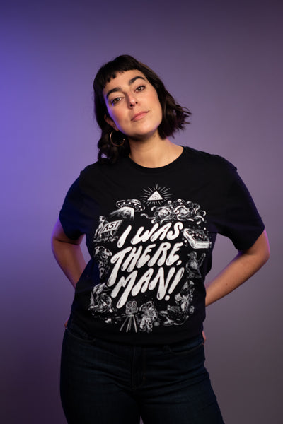 I Was There Man Tee - Heather Black