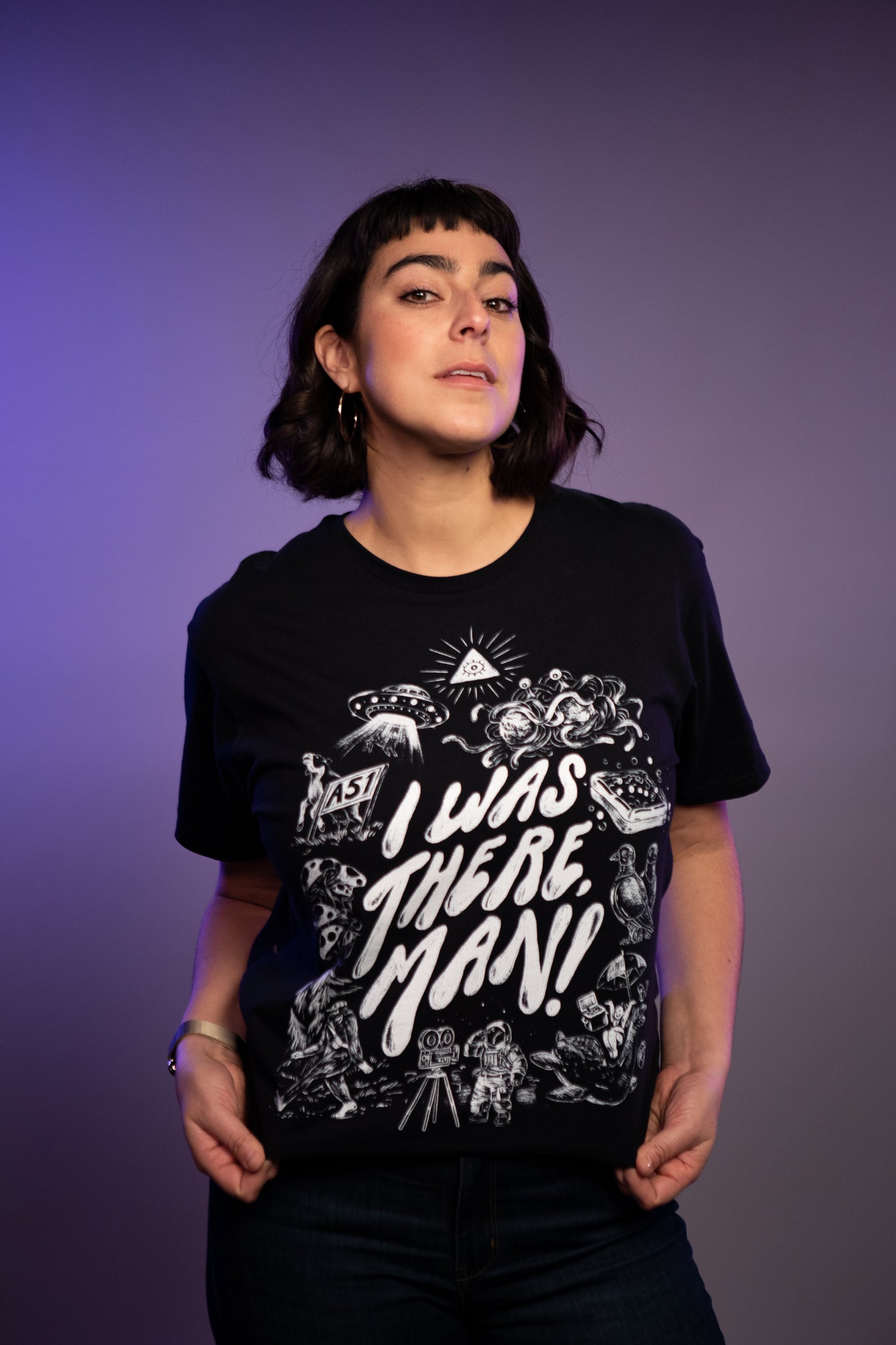 I Was There Man Tee - Heather Black