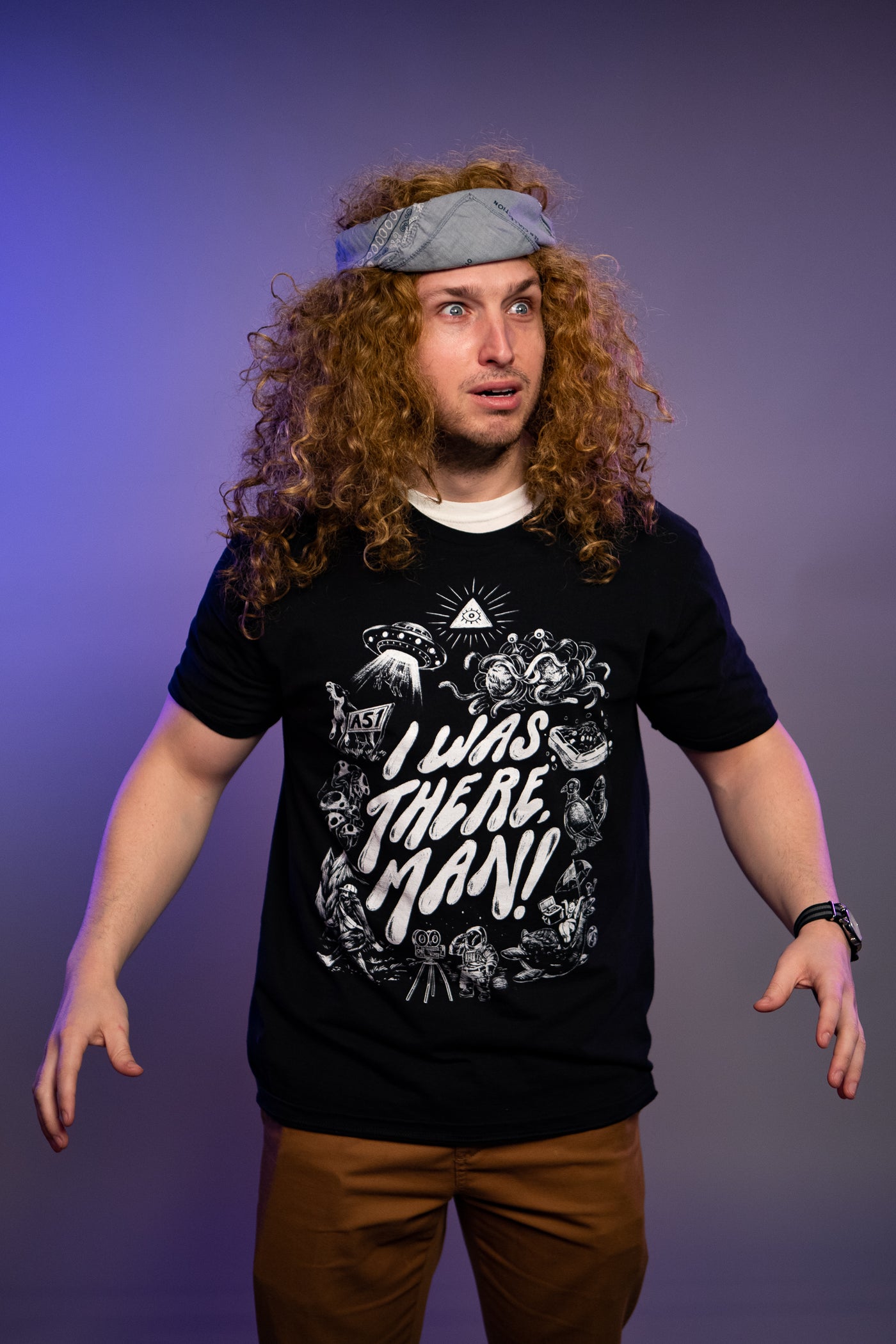 I Was There Man Tee - Heather Black
