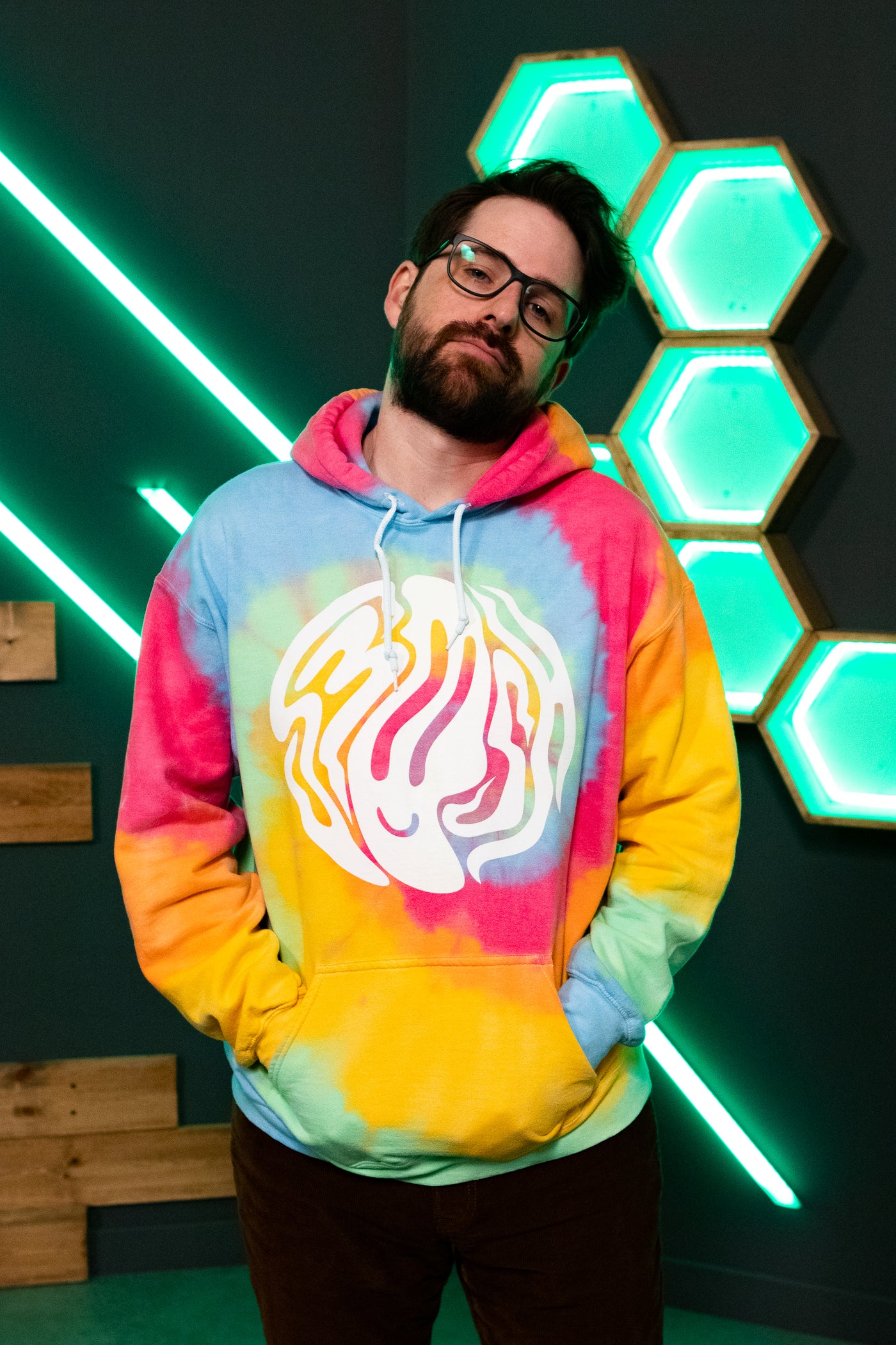 Tie-Dye Dropped Shoulder Hoodie – Flyclothing LLC