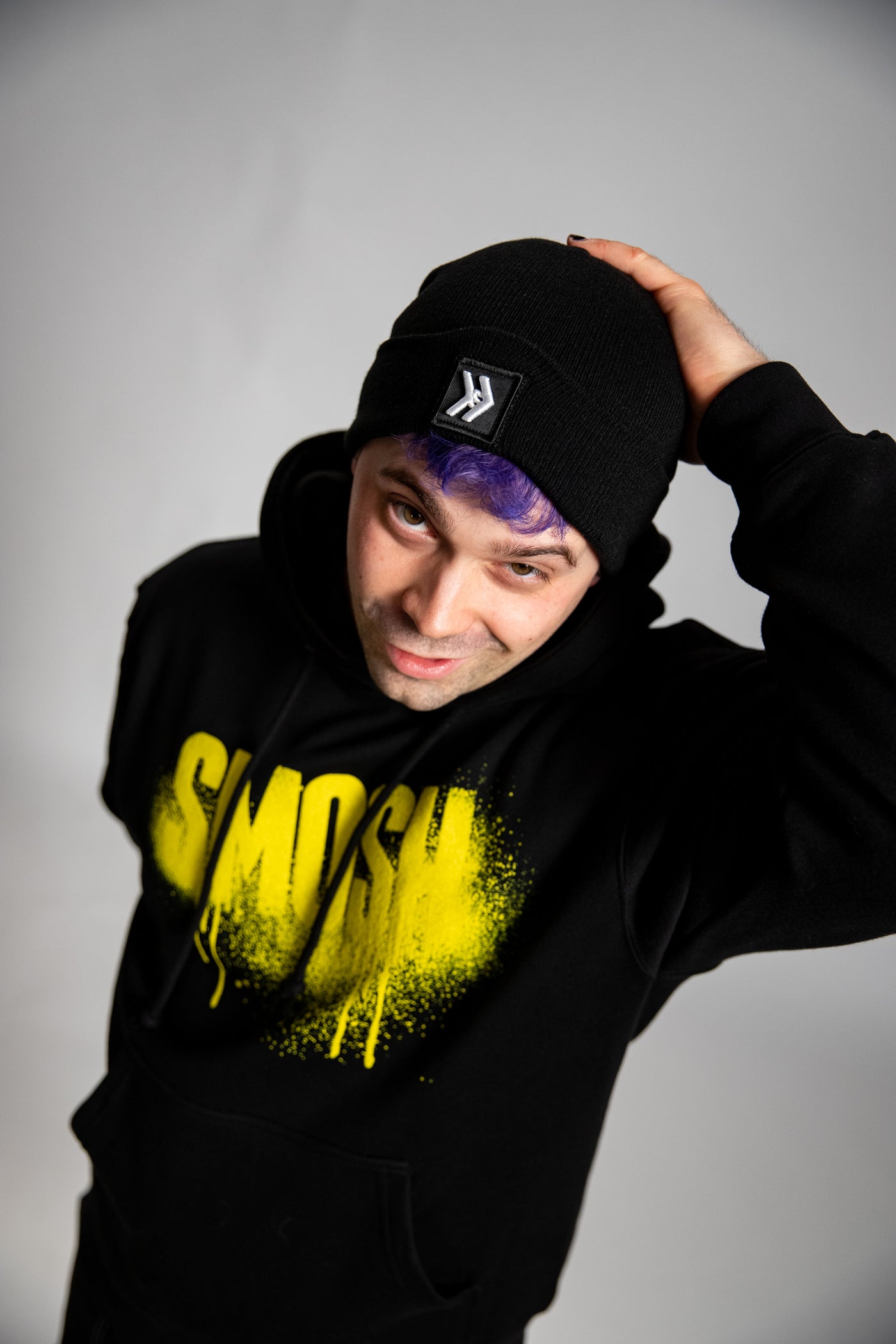 Double Arrow Beanie - Black