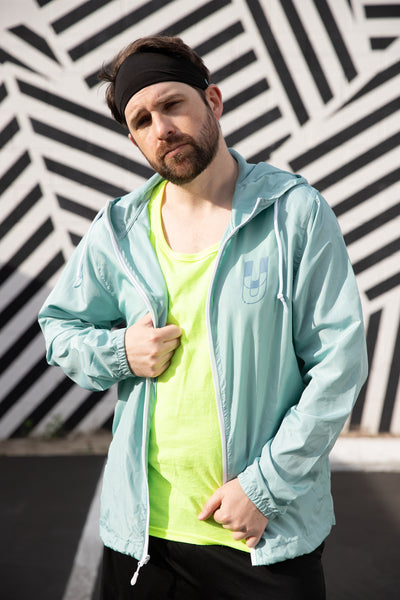Shut Up! Windbreaker - Aqua