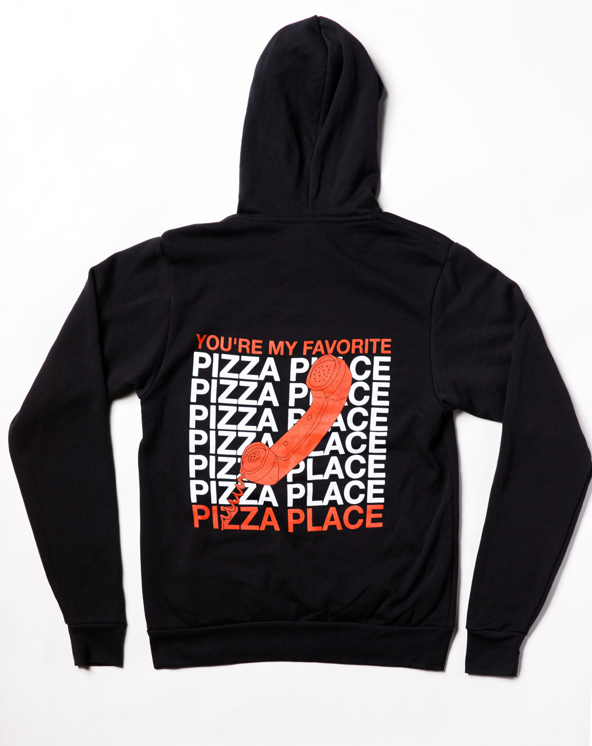 Black Pizza Place Hoodie
