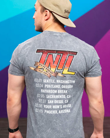 Shayne Topp from Smosh wears Try Not to Laugh Tour Tee