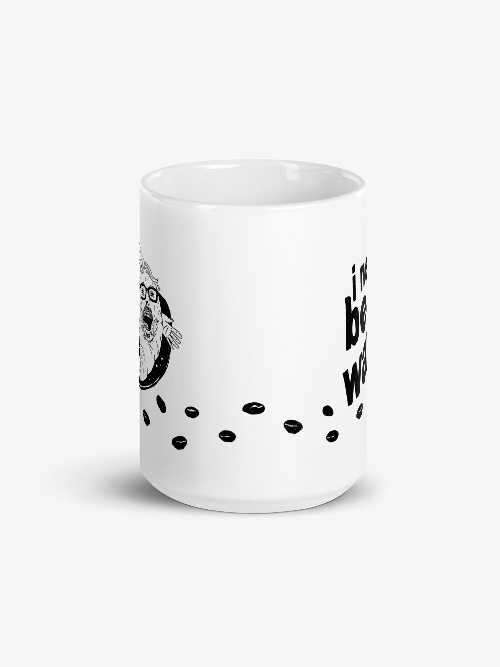 Bean Water Mug - White