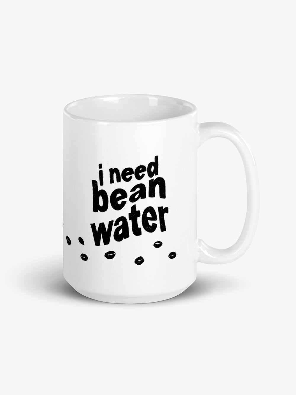 Bean Water Mug - White